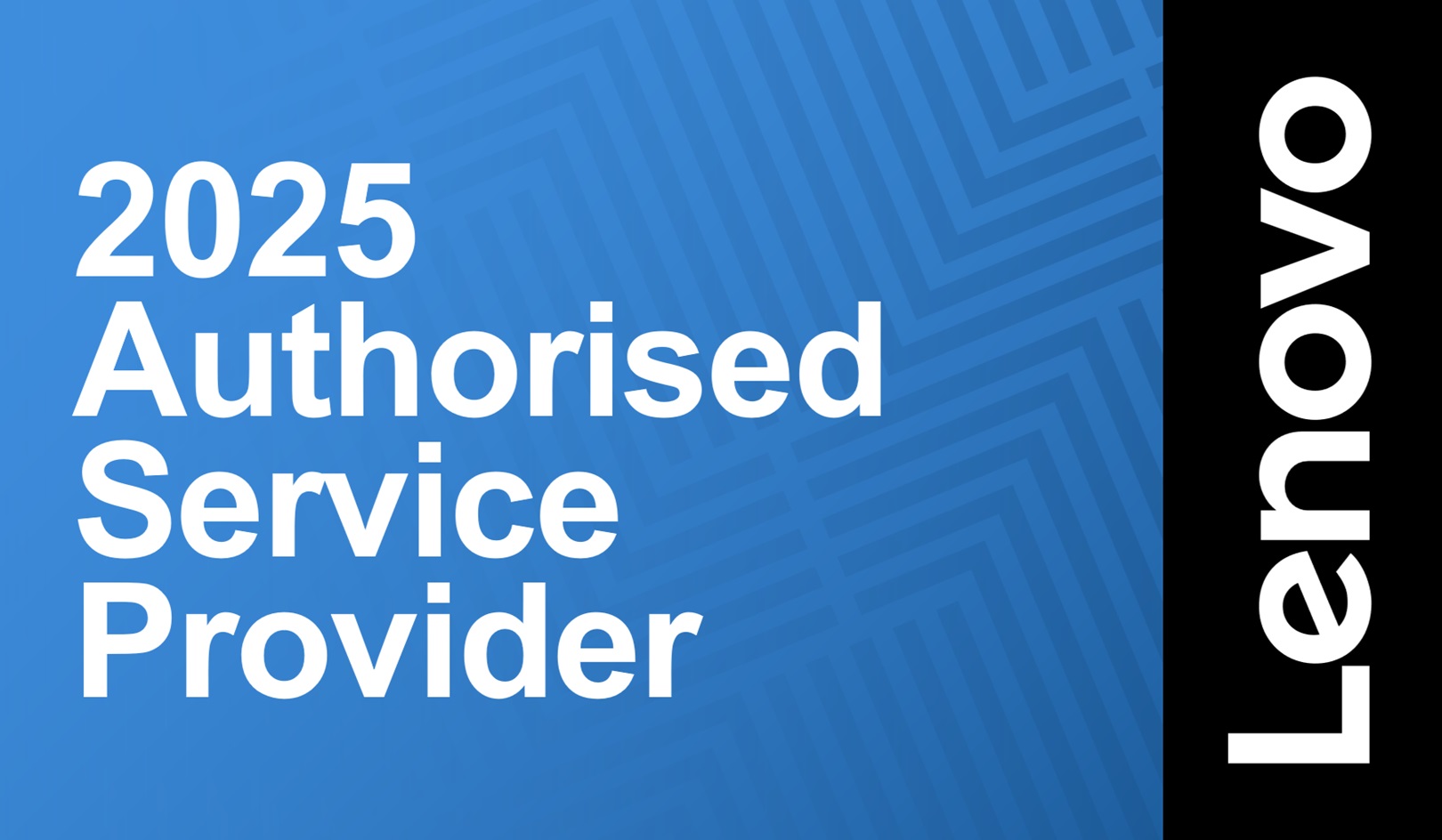 Auszeichnung 2025 für "Lenovo Authorised Service Provider"